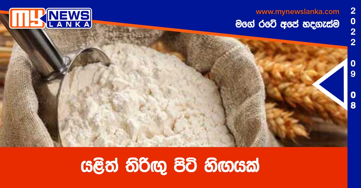 යළිත් තිරිඟු පිටි හිඟයක්