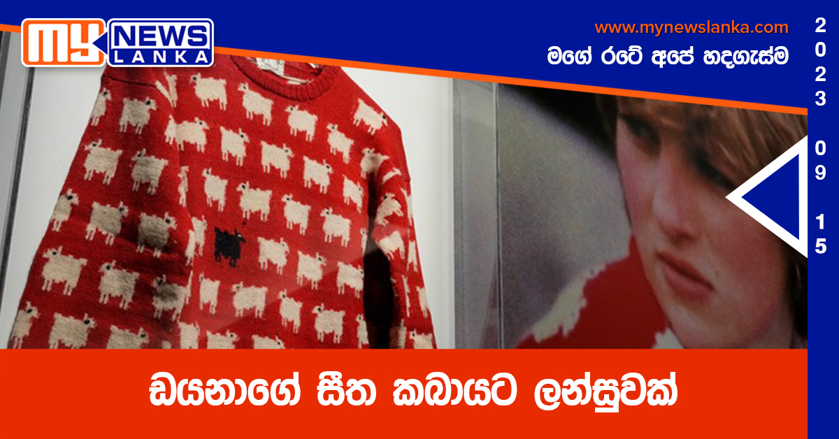 ඩයනාගේ සීත කබායට ලන්සුවක්