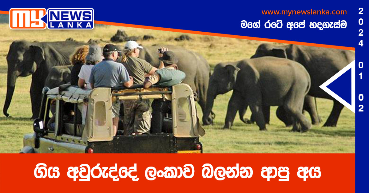 ගිය අවුරුද්දේ ලංකාව බලන්න ආපු අය