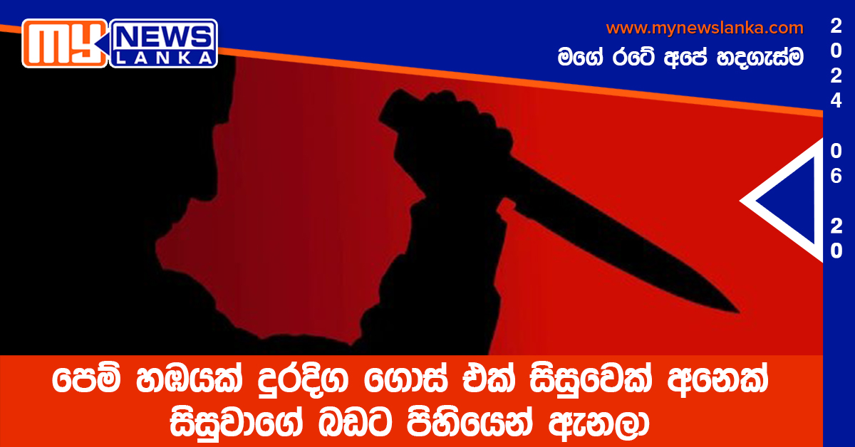 පෙම් හඹයක් දුරදිග ගොස් එක් සිසුවෙක් අනෙක් සිසුවාගේ බඩට පිහියෙන් ඇනලා