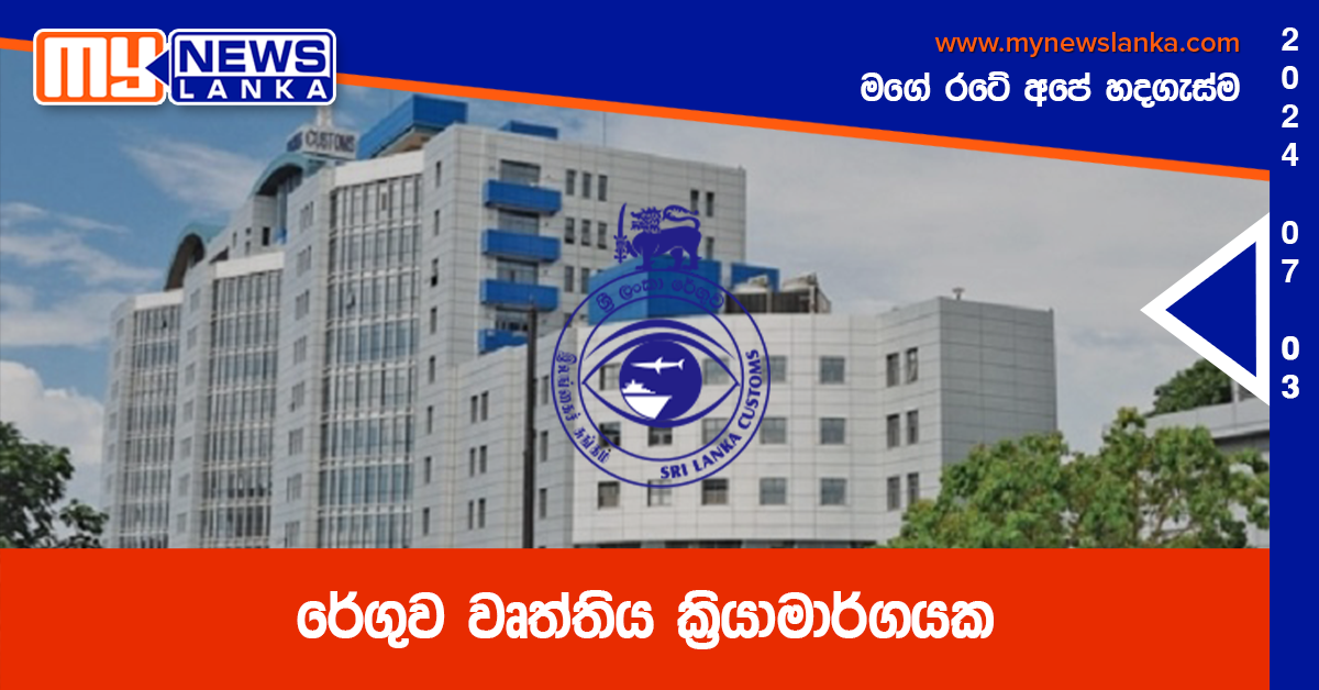 රේගුව වෘත්තිය ක්‍රියාමාර්ගයක