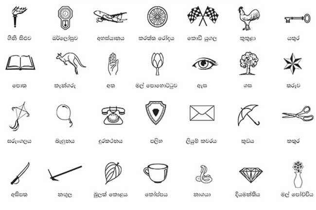 මැතිවරණ සලකුණු එළියට