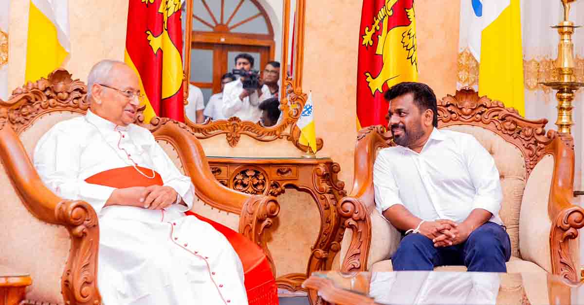 නව ජනපති කාදිනල් හිමිපාණන් හමුවෙයි