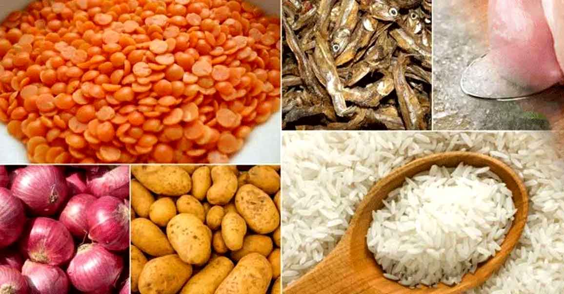 අත්‍යවශ්‍ය ආහාර ද්‍රව්‍යවල මිල පරාසයන් නිකුත් කරයි