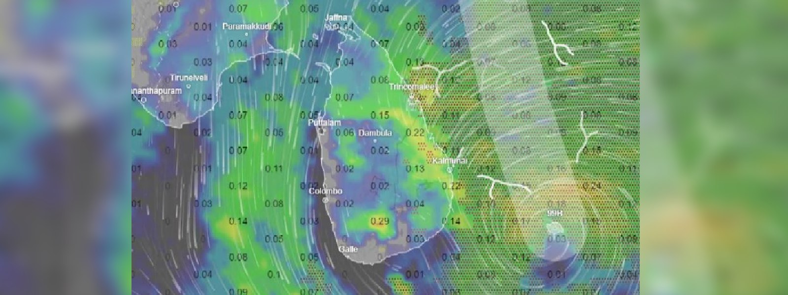 බෙංගාල බොක්කේ ගැඹුරු පීඩන අවපාතය ඉදිරි පැය කිහිපයේ සුළි කුණාටුවක් වන ලකුණු