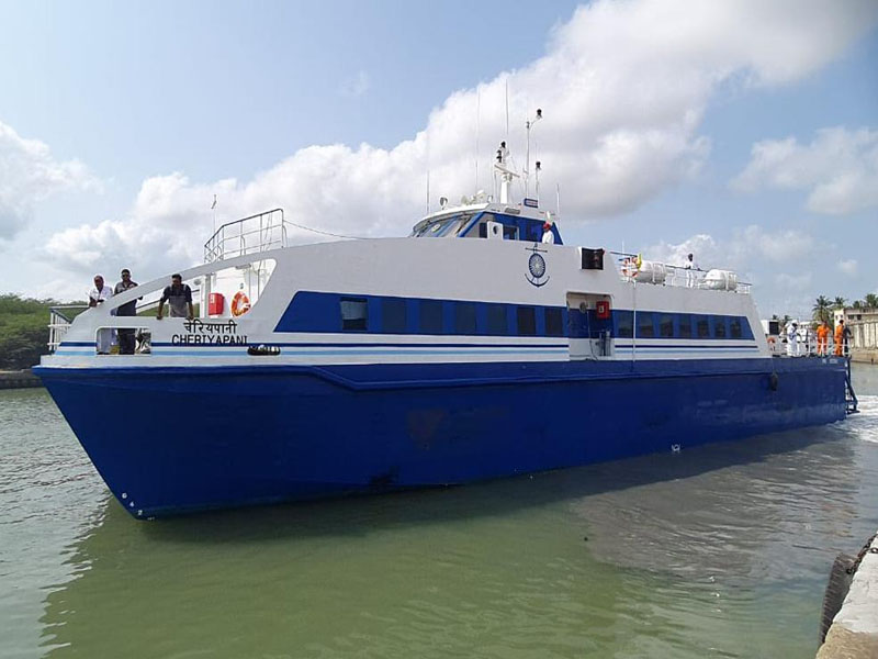 ඉන්දියා – කන්කසන්තුරෙයි මගී නැව් සේවාව 02වනදා සිට යළිත් ඉන්දියා – කන්කසන්තුරෙයි මගී නැව් සේවාව 02වනදා සිට යළිත්