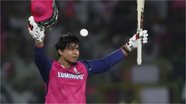 විභව් සුර් ය වංශි පන්දු 35කින් ශතකයක් රැස් කරයි