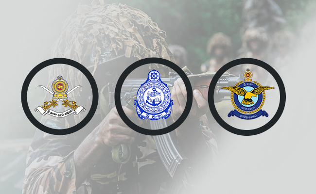 ත්‍රිවිධ හමුදාවේ පිරිසකට උසස්වීම්