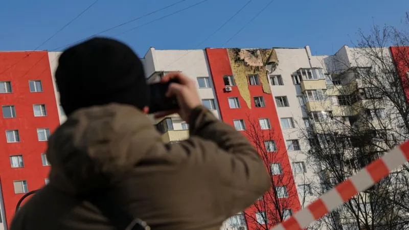 යුක්‍රේනයෙන් රුසියාවට ඩ්‍රෝන ප්‍රහාරයක්