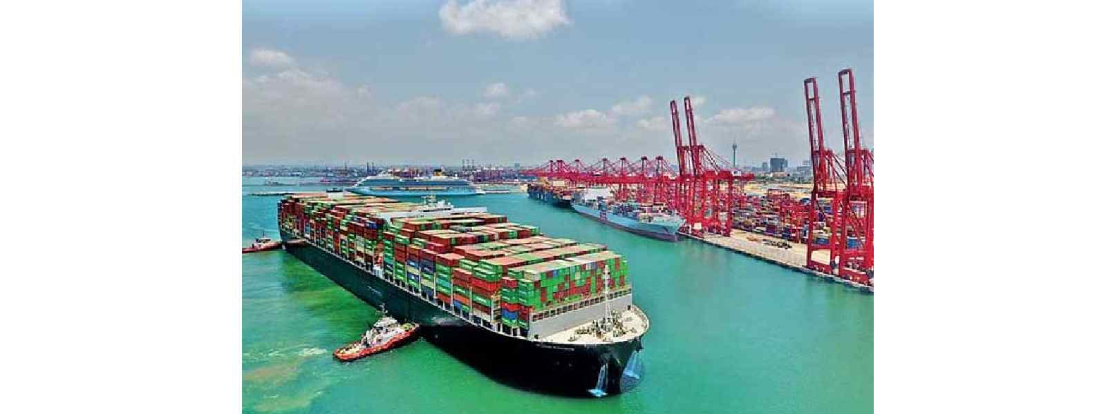 කොළඹ වරායේ ප්රති නැව්ගත කිරීම් ඉහළට කොළඹ වරායේ ප්රති නැව්ගත කිරීම් ඉහළට