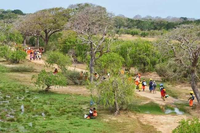 උතුරෙන් දකුණට එන පාද යාත්‍රාවට කුමන දොරටුව විවෘත කරයි