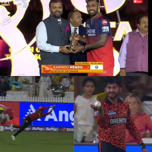 2025 IPL සම්මාන රාත්රියේදී කමිඳු මෙන්ඩිස්ට සම්මානයක් 2025 IPL සම්මාන රාත්රියේදී කමිඳු මෙන්ඩිස්ට සම්මානයක්