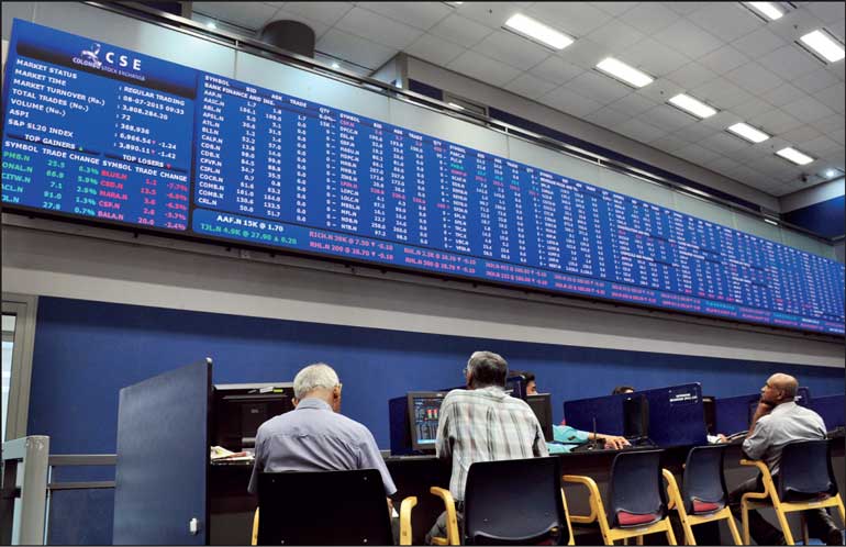 කොටස් වෙළඳපොල ඉහළට