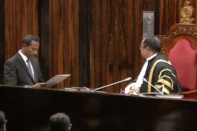 මාලිමාවේ නිශාන්ත ජයවීර දිවුරුම් දෙයි