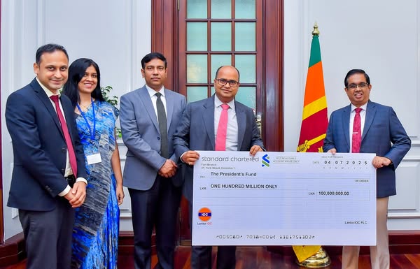 IOCයෙන් ජනාධිපති අරමුදලට රු මි 100ක පරිත්‍යාගයක්