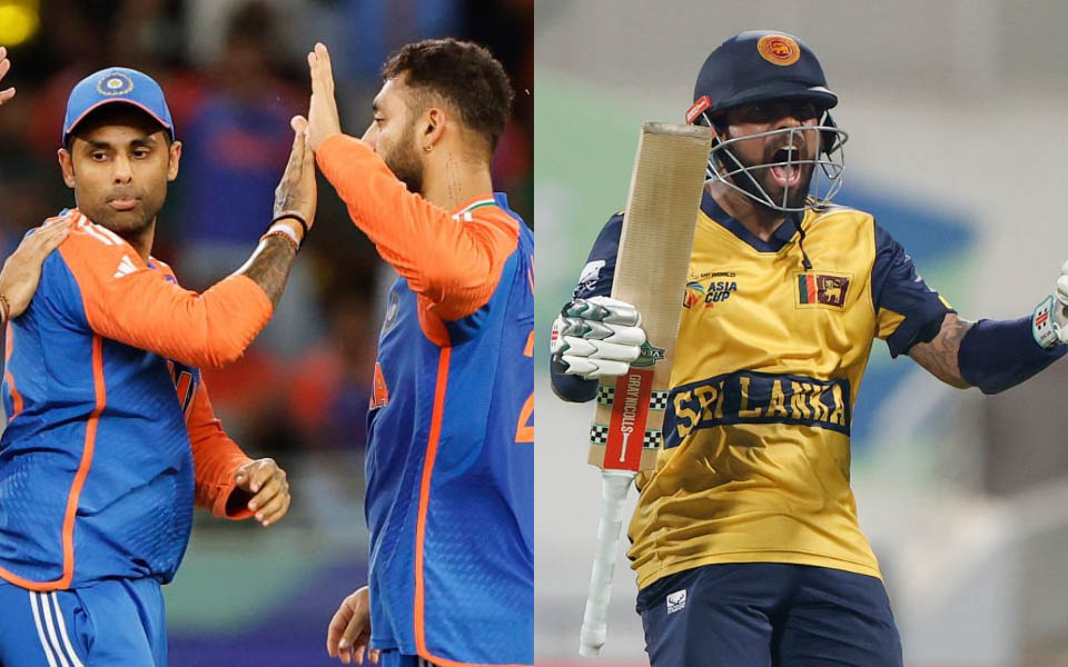 ශ්‍රී ලංකාව අද ඉන්දියාව සමඟ තරඟ බිමට