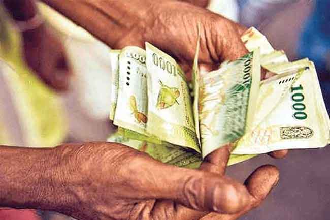 අස්වැසුම ඔක්තෝම්බර් මස දීමනාව අද බැංකු ගිණුම්වලට