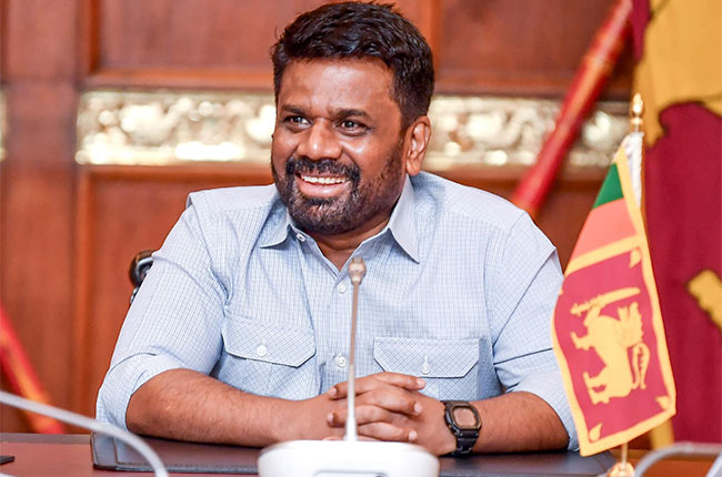 ජනපති අනුර පාකිස්තාන අගමැතිට ස්තූතිය පළ කරයි