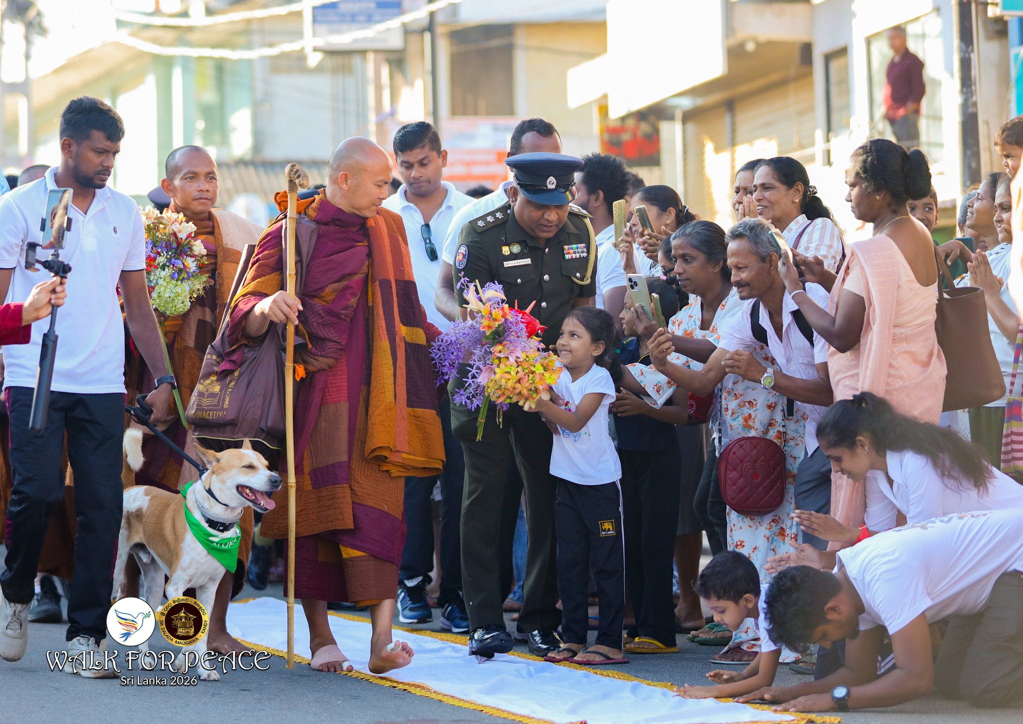 සාමයේ දූපතට – සාමයේ පාගමන අද පස්වන දිනටත්