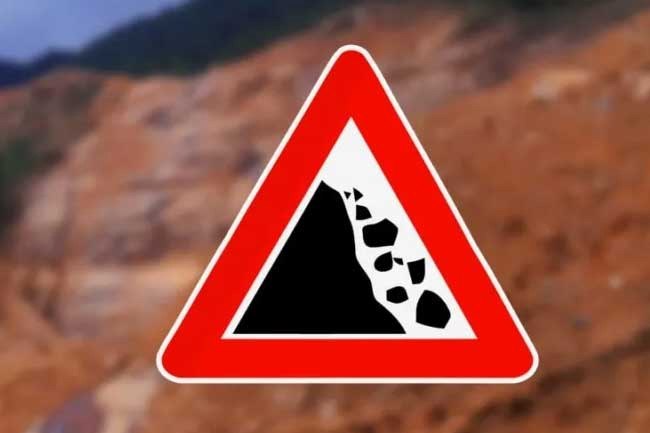 නායයෑම් අනතුරු ඇඟවීම් යාවත්කාලීන කෙරේ