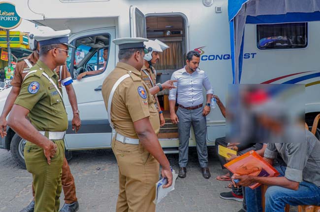 අන්තරායකර මත්ද්‍රව්‍ය භාවිත කරන රියදුරන් වැටලීම් අඛණ්ඩව